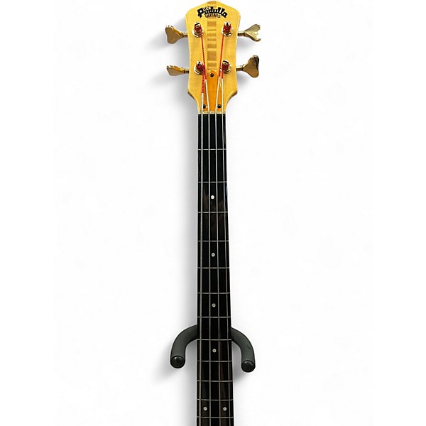 Used Pedulla BUZZ Trans Amber Electric Bass Guitar