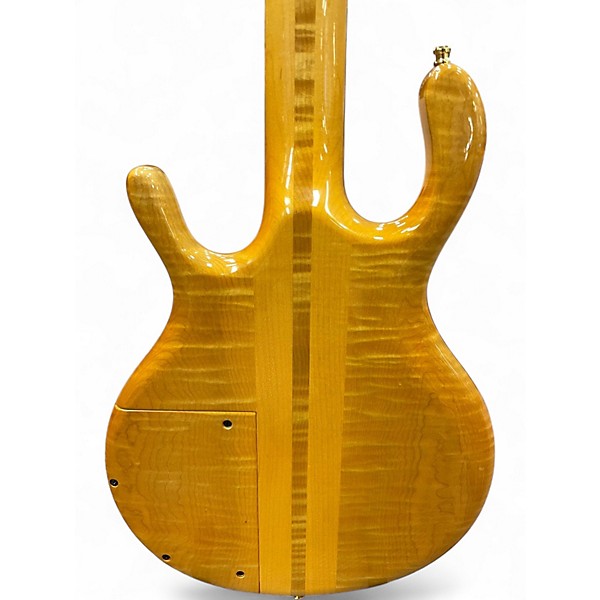 Used Pedulla BUZZ Trans Amber Electric Bass Guitar