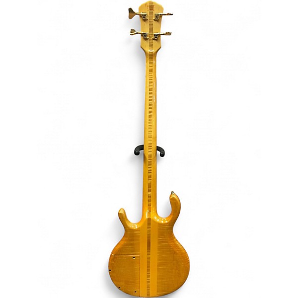 Used Pedulla BUZZ Trans Amber Electric Bass Guitar