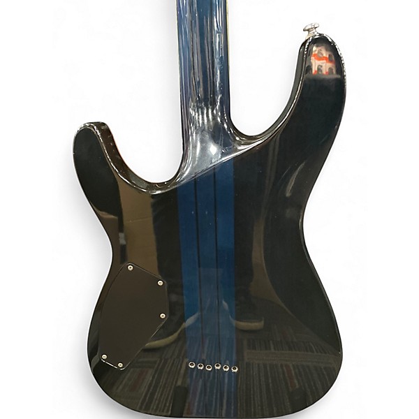 Used Schecter Guitar Research C1 Classic Trans Black Solid Body Electric Guitar