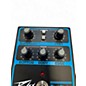 Used Peavey Bandit Supreme Teal Stripe Preamp Black and Teal Effect Pedal
