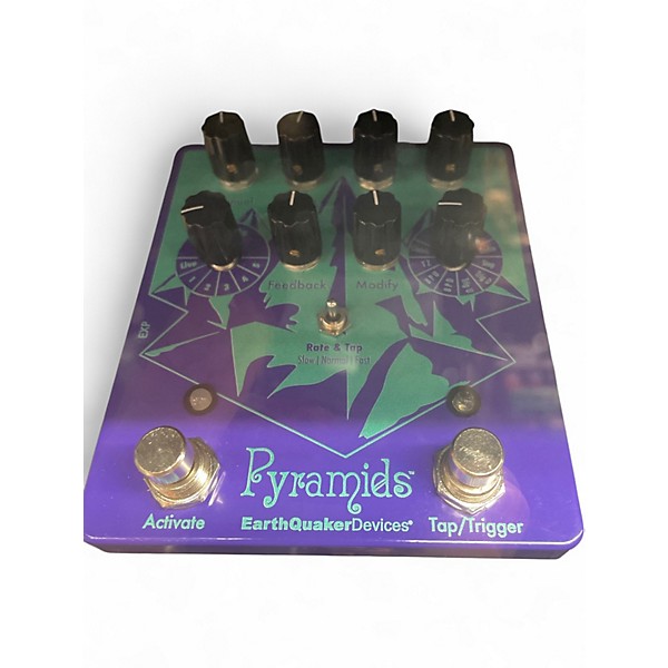 Used EarthQuaker Devices Pyramids Stereo Flanging Device Effect Pedal
