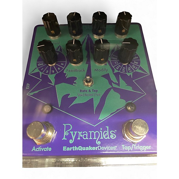 Used EarthQuaker Devices Pyramids Stereo Flanging Device Effect Pedal