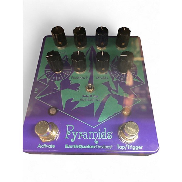 Used EarthQuaker Devices Pyramids Stereo Flanging Device Effect Pedal