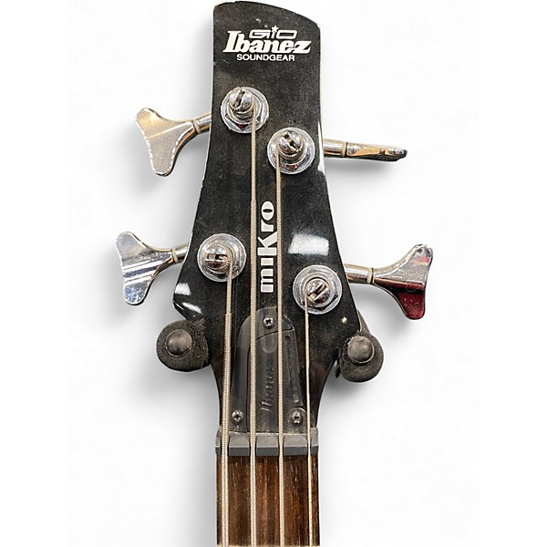 Used Ibanez GSRM20 Mikro Short Scale Pearl White Electric Bass Guitar