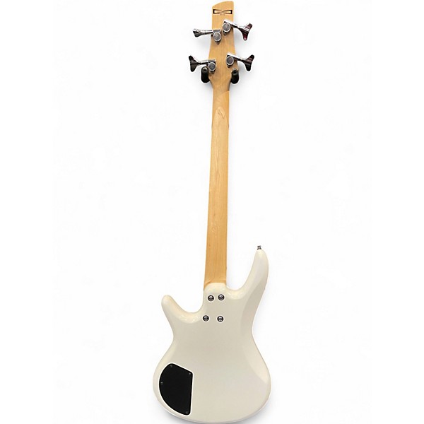 Used Ibanez GSRM20 Mikro Short Scale Pearl White Electric Bass Guitar