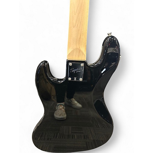 Used 2018 Squier Affinity Jazz Bass V 5 String Black Electric Bass Guitar