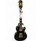 Used Epiphone Les Paul Custom Pro Ebony Solid Body Electric Guitar thumbnail