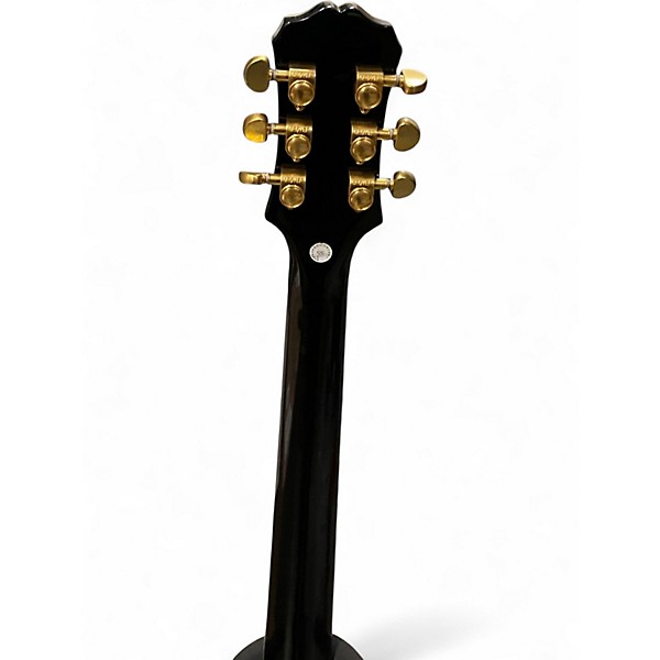 Used Epiphone Les Paul Custom Pro Ebony Solid Body Electric Guitar