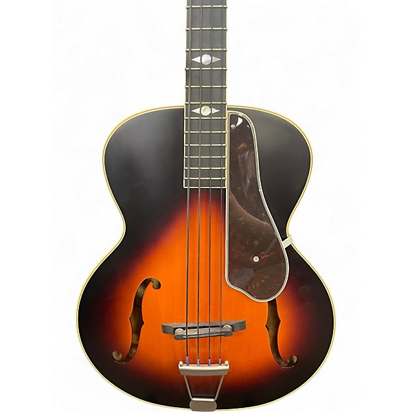 Used Epiphone Masterbilt Deluxe  Vintage Sunburst Electric Bass Guitar