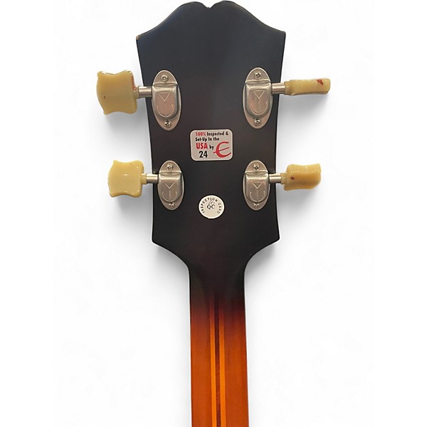 Used Epiphone Masterbilt Deluxe  Vintage Sunburst Electric Bass Guitar