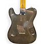 Used Fender Modern Player Telecaster Plus charcoal transparent Solid Body Electric Guitar
