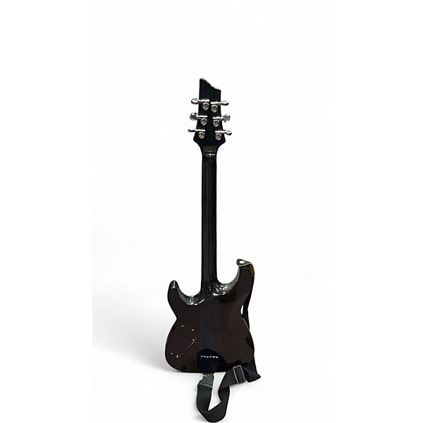 Used Schecter Guitar Research C1 Classic SEE THRU BLUE Solid Body Electric Guitar