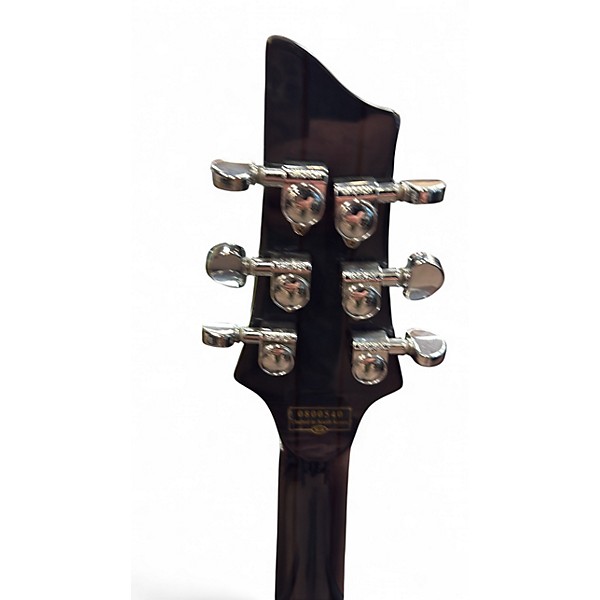 Used Schecter Guitar Research C1 Classic SEE THRU BLUE Solid Body Electric Guitar