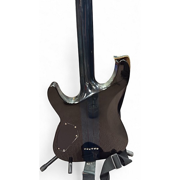 Used Schecter Guitar Research C1 Classic SEE THRU BLUE Solid Body Electric Guitar