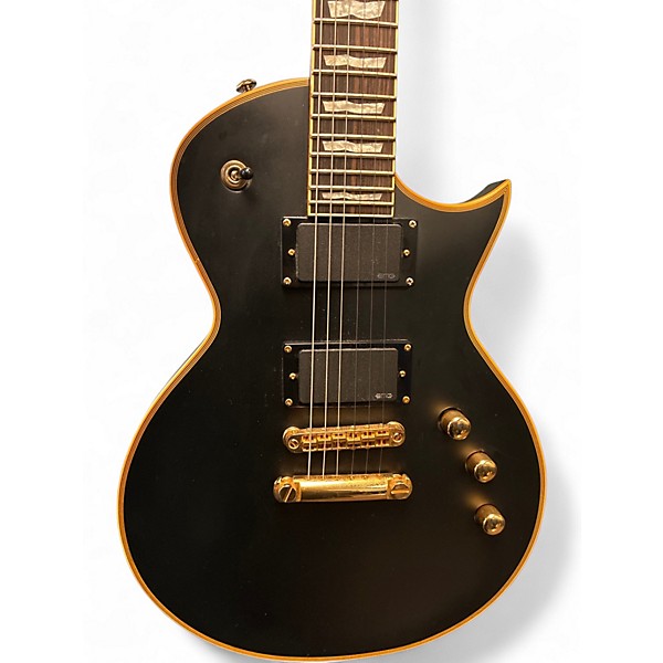 Used ESP EC1000 Black and Yellow Solid Body Electric Guitar