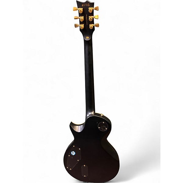 Used ESP EC1000 Black and Yellow Solid Body Electric Guitar