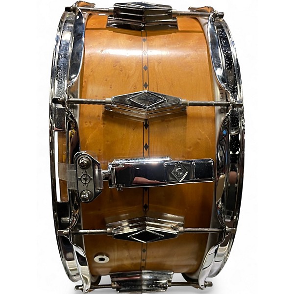 Used Craviotto 6.5X14 STEAM BENT Maple Snare Natural Drum