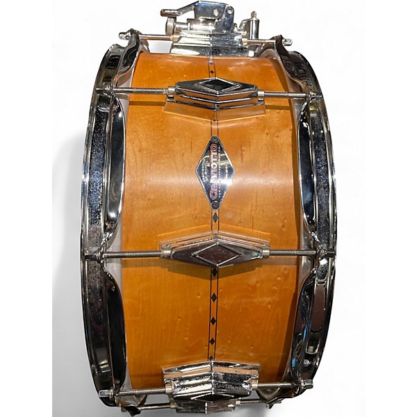 Used Craviotto 6.5X14 STEAM BENT Maple Snare Natural Drum