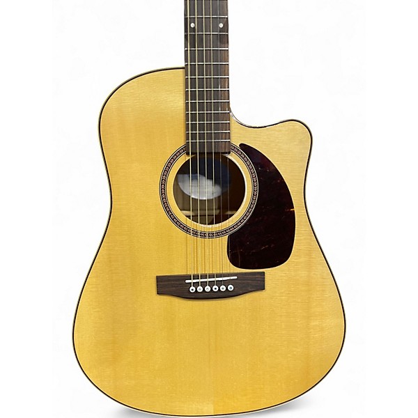 Used Seagull 25th Anniversary Flame Maple CW EQ Natural Acoustic Electric Guitar