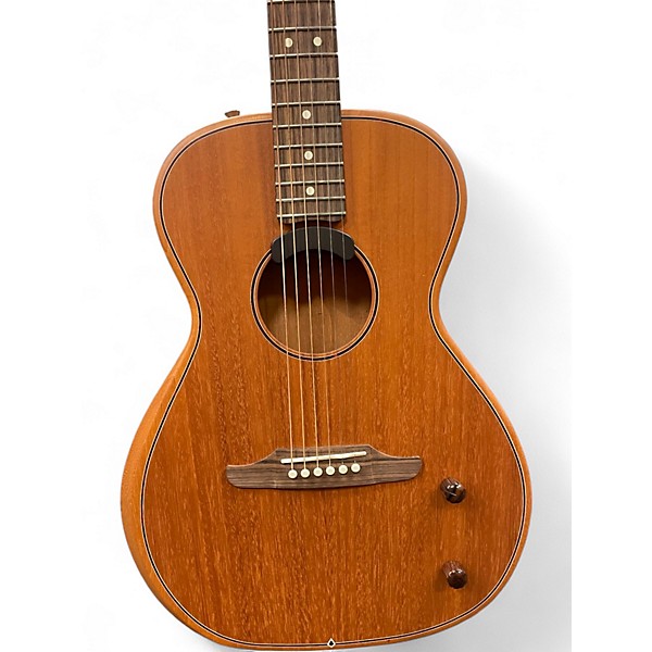 Used Fender Highway Acoustasonic Parlor Natural Acoustic Electric Guitar
