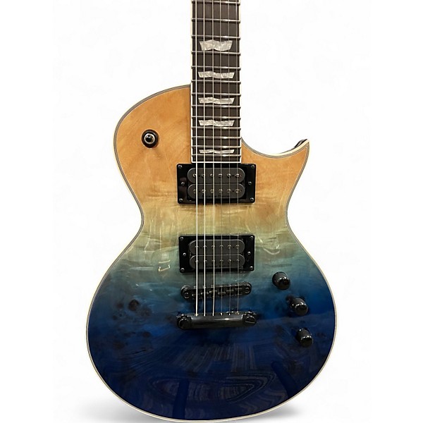 Used ESP LTD EC1000 Deluxe Blue Fade Solid Body Electric Guitar