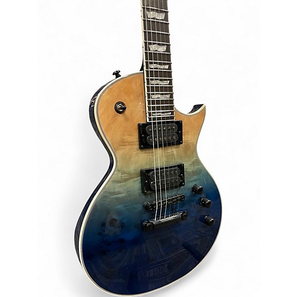 Used ESP LTD EC1000 Deluxe Blue Fade Solid Body Electric Guitar