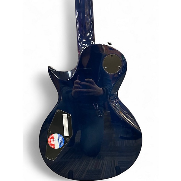 Used ESP LTD EC1000 Deluxe Blue Fade Solid Body Electric Guitar