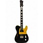 Used Moon Guitars "T" Style Black and Yellow Solid Body Electric Guitar thumbnail