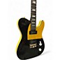 Used Moon Guitars "T" Style Black and Yellow Solid Body Electric Guitar