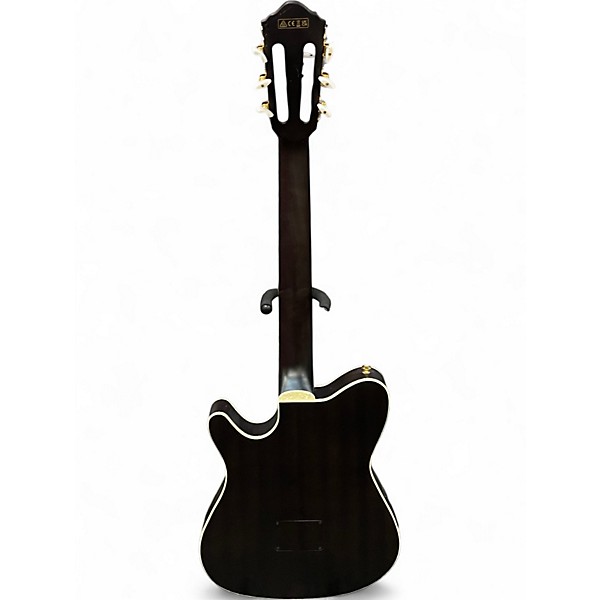 Used Ibanez TOD10N TKF Natural Black Classical Acoustic Electric Guitar