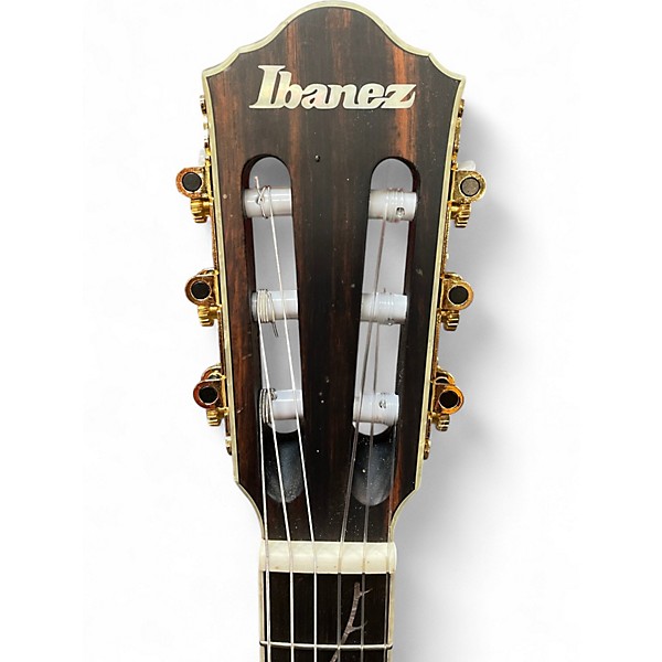 Used Ibanez TOD10N TKF Natural Black Classical Acoustic Electric Guitar