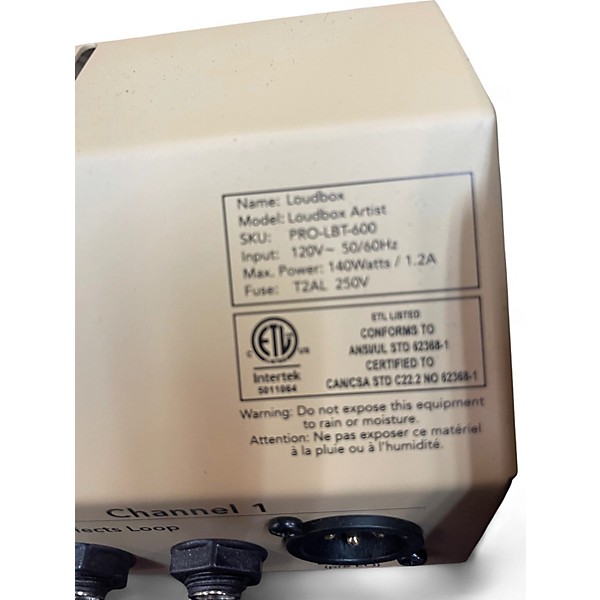 Used Fishman LOUDBOX ARTIST LBT600 Acoustic Guitar Combo Amp