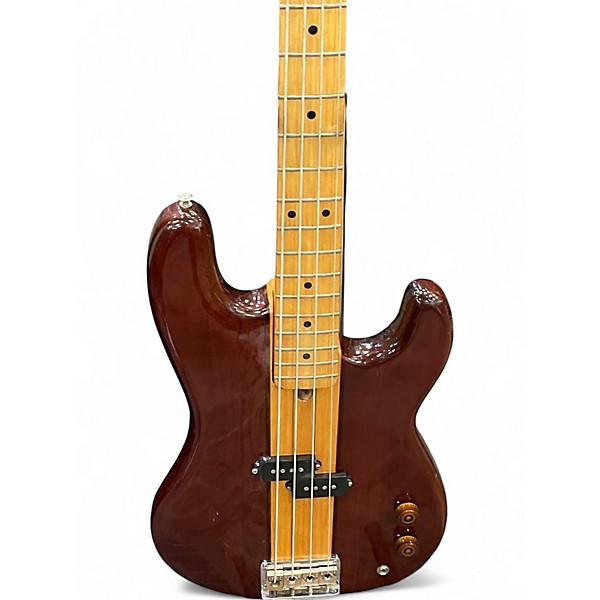 Used Memphis Bass Natural Electric Bass Guitar