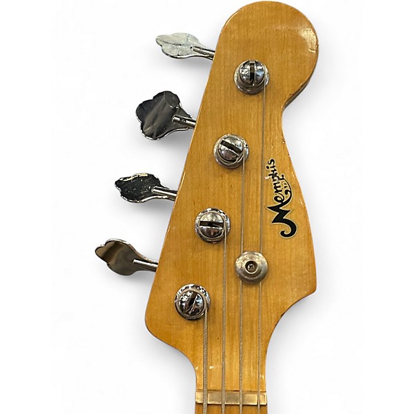 Used Memphis Bass Natural Electric Bass Guitar