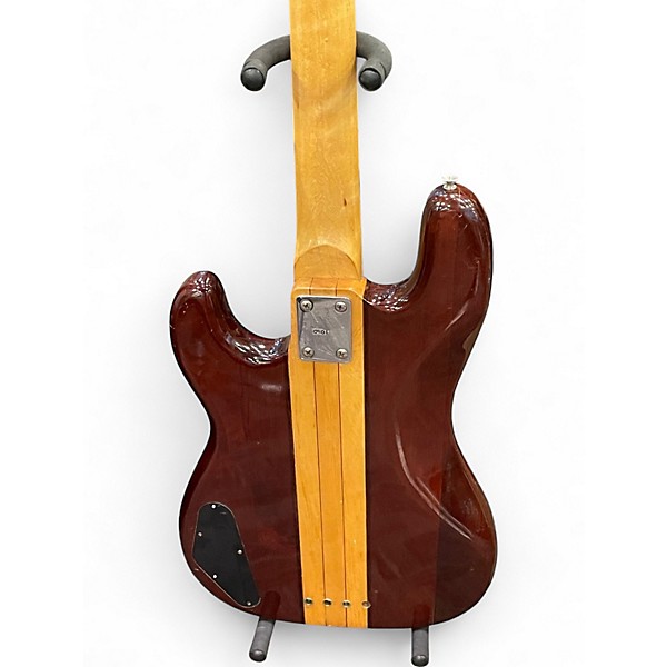 Used Memphis Bass Natural Electric Bass Guitar