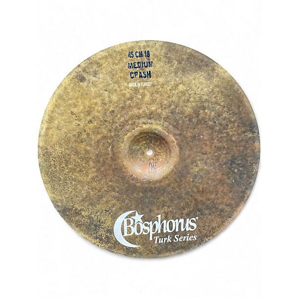 Used Bosphorus Cymbals 18in Turk Medium Cymbal