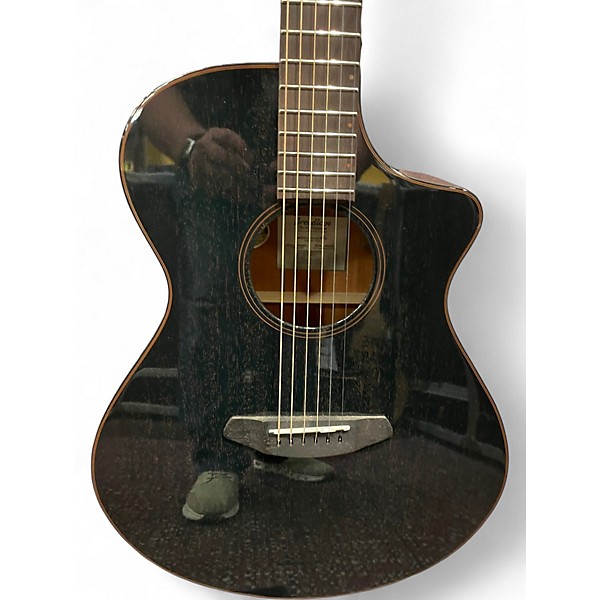 Used Breedlove RAINFOREST S CONCERT PA CE Black Acoustic Electric Guitar