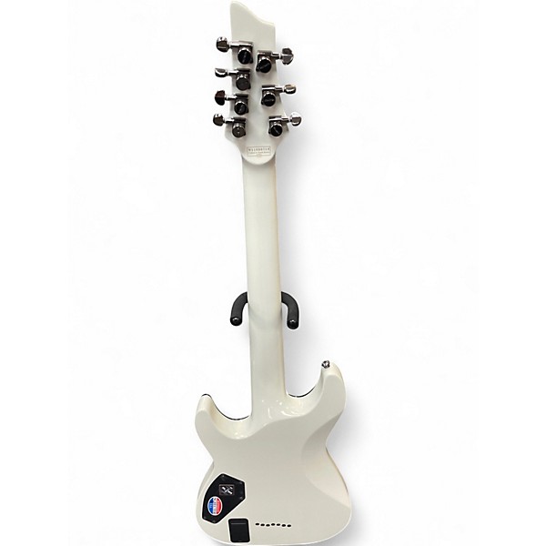 Used 2008 Schecter Guitar Research Hellraiser C7 7 String Alpine White Solid Body Electric Guitar