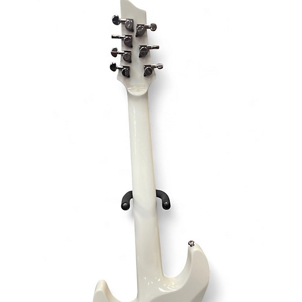 Used 2008 Schecter Guitar Research Hellraiser C7 7 String Alpine White Solid Body Electric Guitar