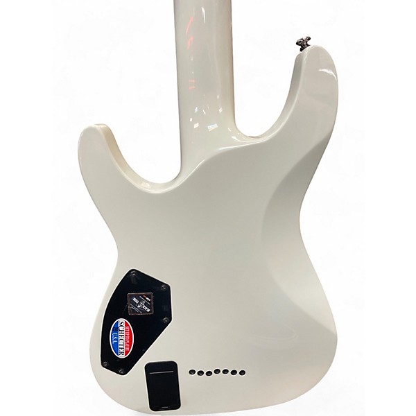 Used 2008 Schecter Guitar Research Hellraiser C7 7 String Alpine White Solid Body Electric Guitar
