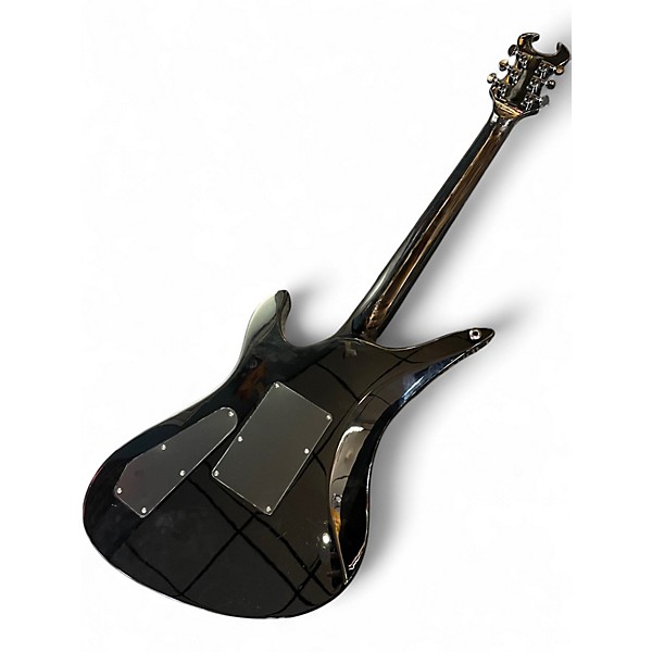 Used Schecter Guitar Research Synyster Gates Signature Custom Black and White Solid Body Electric Guitar