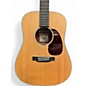 Used Martin D Jr E Natural Acoustic Electric Guitar