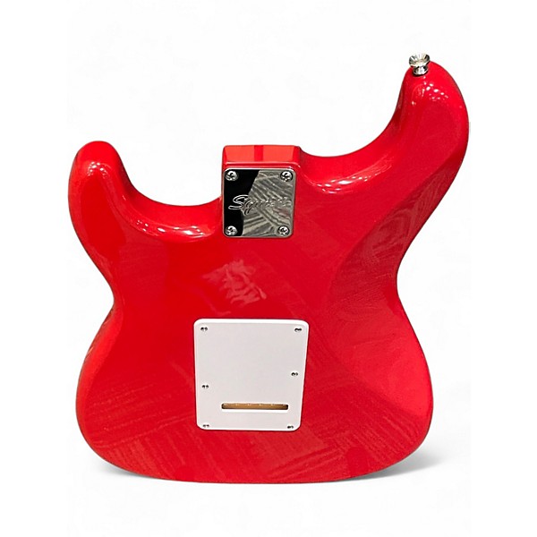 Used Squier Bullet Stratocaster Candy Apple Red Solid Body Electric Guitar