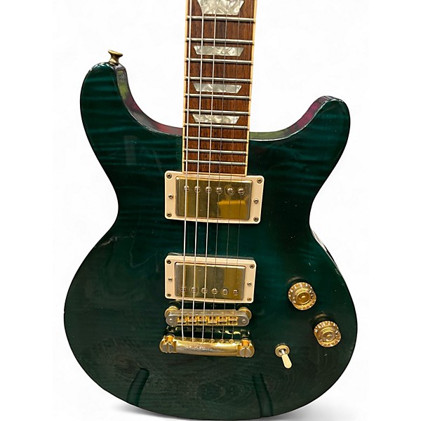 Vintage 1998 Gibson Les Paul Standard Double Cut Jalapeno Green Solid Body Electric Guitar