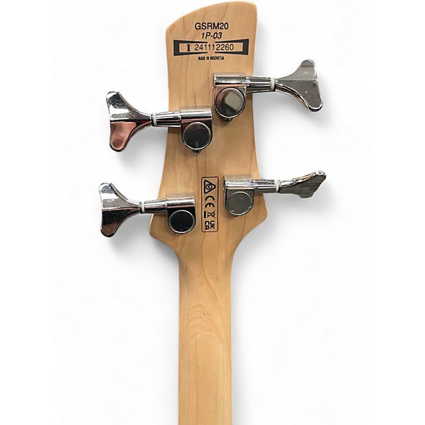 Used Ibanez GSRM20 Mikro Short Scale Trans Red Electric Bass Guitar