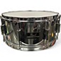 Used Pearl 14in Export Series steel snare steel Drum thumbnail