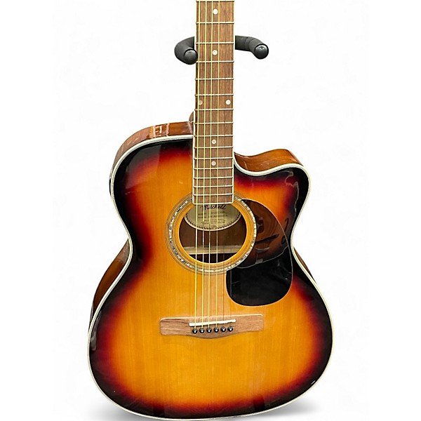 Used Mitchell O120 3 Color Sunburst Acoustic Electric Guitar