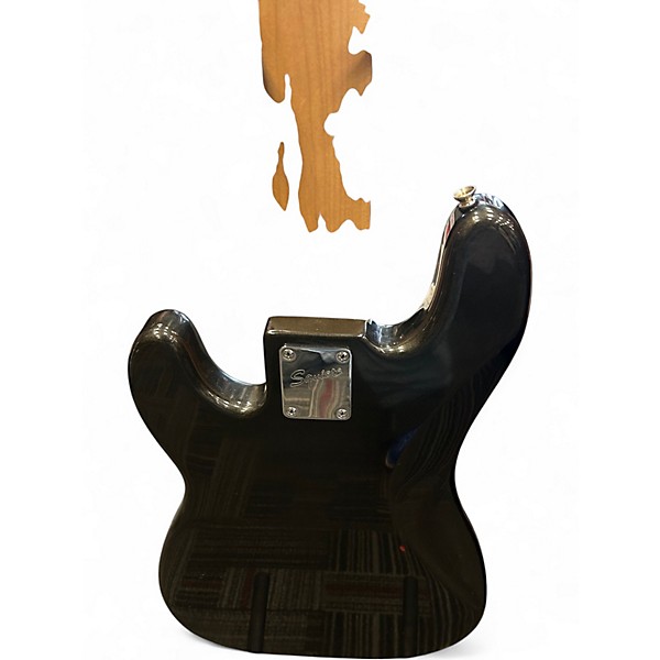 Used Squier Precision Bass V Metallic Black Electric Bass Guitar