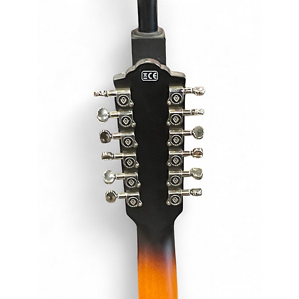 Used Gretsch Guitars F2512E 2 Tone Sunburst 12 String Acoustic Electric Guitar